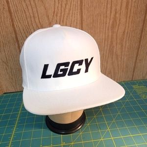 LGCY Snspback hat. white Adult Adjustable